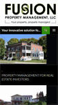 Mobile Screenshot of fusionpropertymanagementvt.com