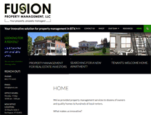 Tablet Screenshot of fusionpropertymanagementvt.com
